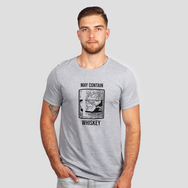 may contain whiskey gray shirt